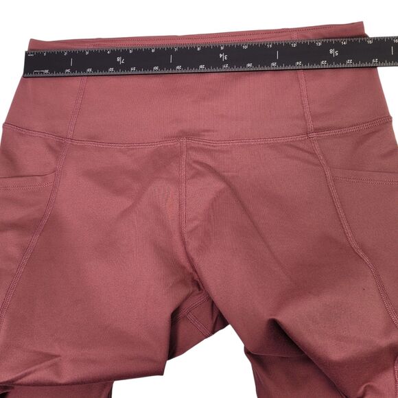 CORE 10 Women High-Waist Side-Pocket Yoga Comfort Midi-Legging Pink Size Large - Picture 8 of 11